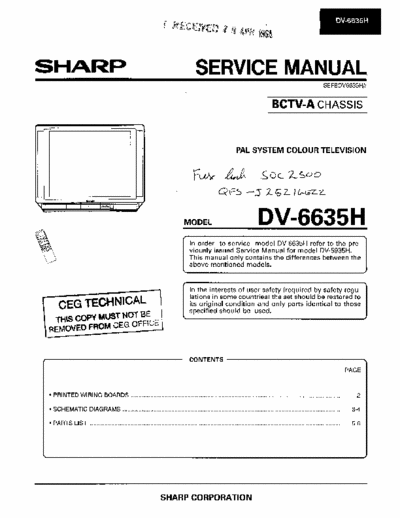 Sharp DV6635H SHARP DV6635H